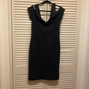 Black cocktail dress